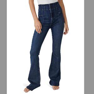 Free People x We the Free Jayde Flare Jeans (Size: 26 Color: Night Sky)
